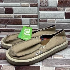 Sanuk Womens Pridewalk Surfer X PPF Cobblestone 8
